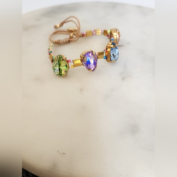 Elegant Multi-Color Bracelet Princess Crystal Style - Picture 5 of 13